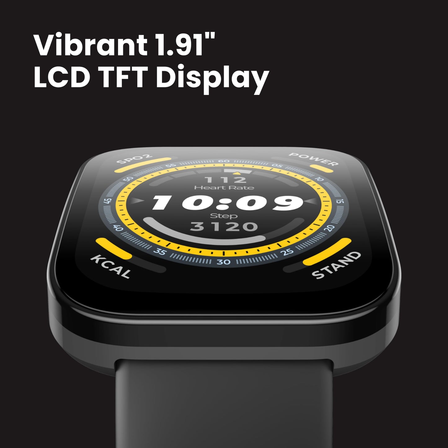 Amazfit Bip 5 Smart Watch 46mm, GPS, Amazon Alexa Built-in, Bluetooth Calling, 10-Day Battery, Heart-Rate & VO2 Max, Sleep Health Monitoring, AI Fitness Tracker App, for Android & iPhone, Black