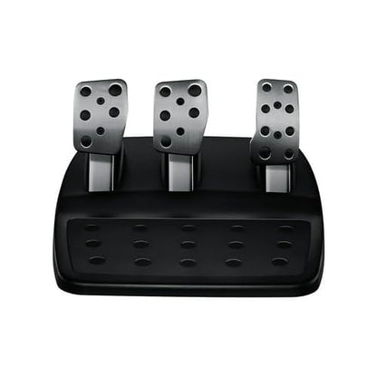 Logitech G29 Driving Force Racing Wheel and Floor Pedals, Real Force Feedback, Stainless Steel Paddle Shifters, Leather Steering Wheel Cover for PS5, PS4, PC, Mac - Black