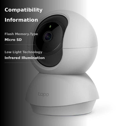 TP-Link Tapo Pan/Tilt Security Camera for Baby Monitor, Pet Camera w/Motion Detection, 1080P, 2-Way Audio, Night Vision, Cloud & SD Card Storage, Works with Alexa & Google Home (Tapo C200)