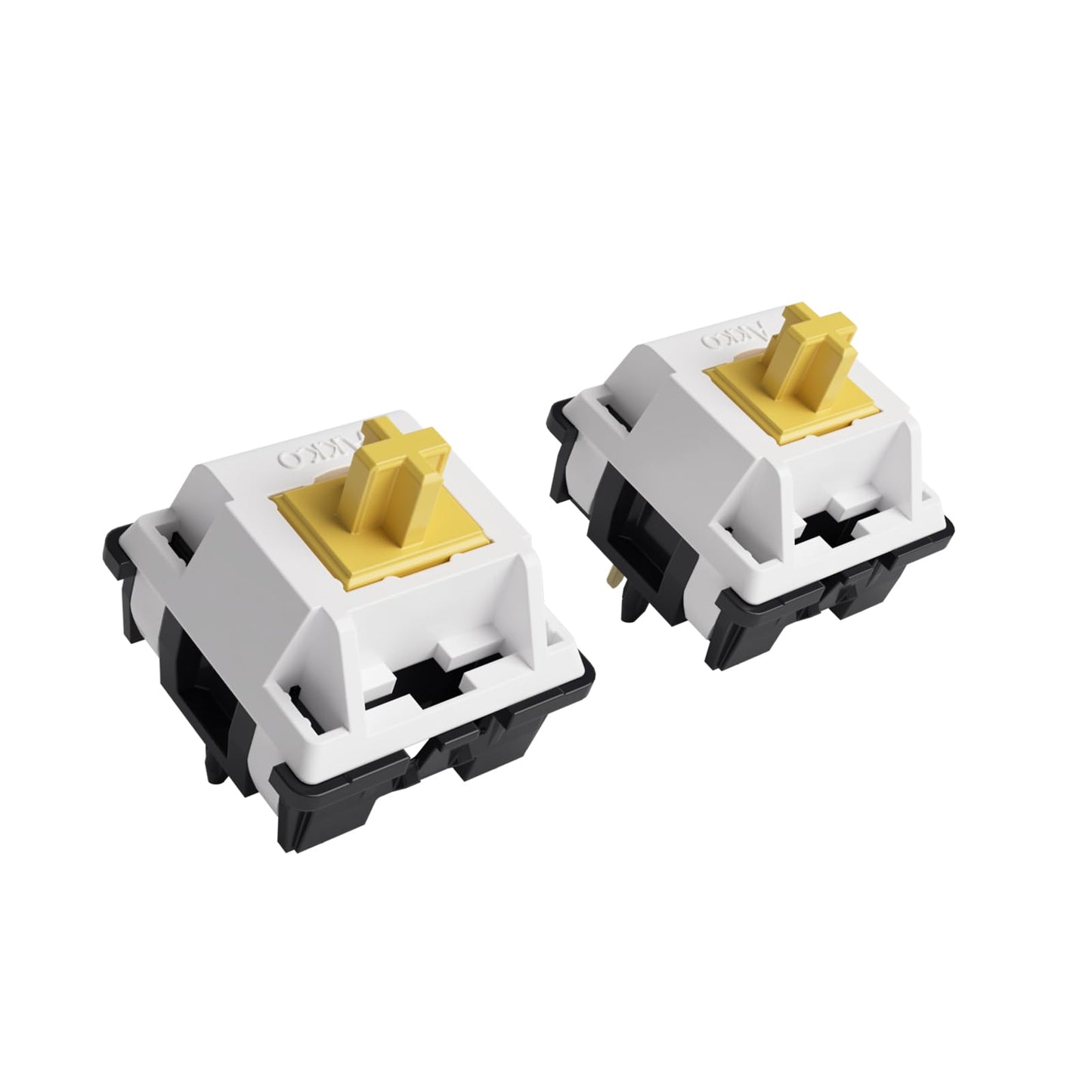 Akko V3 Penguin Tactile Silent Keyboard Switch for Mechanical Gaming Keyboard, 5-Pin 50gf Quiet Pre-Lubed Switches with Standard MX Structure (45pcs)