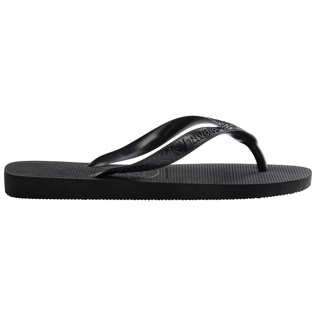 Havaianas Top Flip Flops for Women - Summer Style Sandals - Black, 7-8
