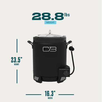 Charbroil The Big Easy Oil-Less Turkey Fryer | Outdoor Air Fryer | Propane Cooker, Black - 24102165