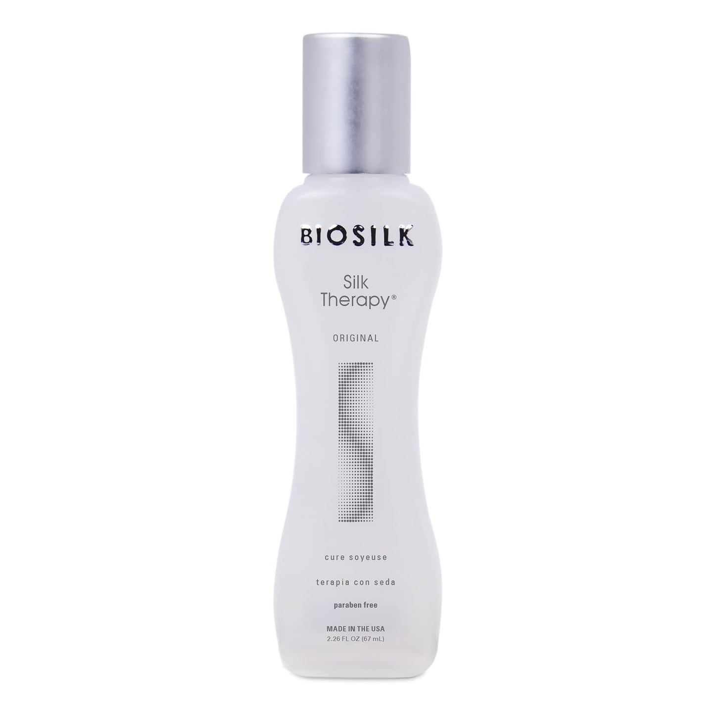 BioSilk Silk Therapy Original, Reconstructing Treatment For Adding Shine & Helping Mend Split Ends, Sulfate, Paraben, & Cruelty-Free, 2.26 Oz