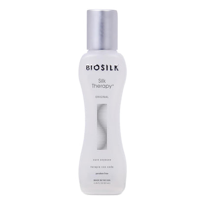 BioSilk Silk Therapy Original, Reconstructing Treatment For Adding Shine & Helping Mend Split Ends, Sulfate, Paraben, & Cruelty-Free, 2.26 Oz