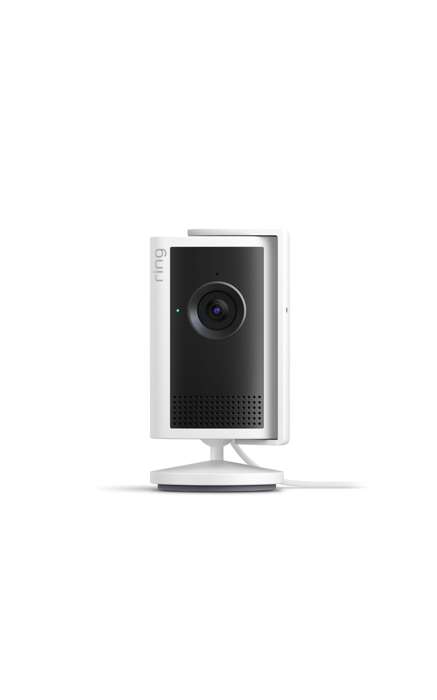Ring Indoor Cam Plus (Newest Model) — Retinal 2K for crisp, true-to-life video quality, 4x Enhanced Zoom, Low-Light Sight, White