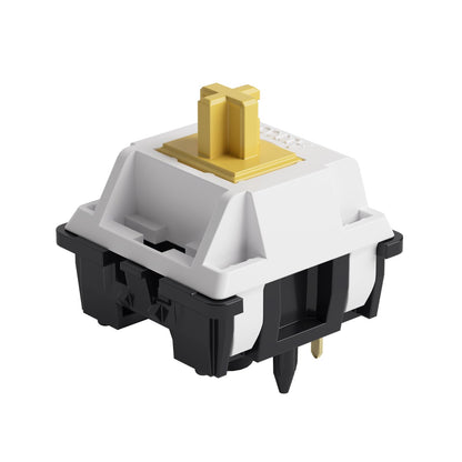 Akko V3 Penguin Tactile Silent Keyboard Switch for Mechanical Gaming Keyboard, 5-Pin 50gf Quiet Pre-Lubed Switches with Standard MX Structure (45pcs)