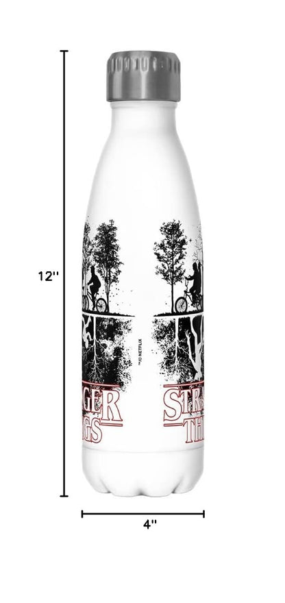Netflix Stranger Things Upside down 17 oz Stainless Steel Bottle, Multicolor