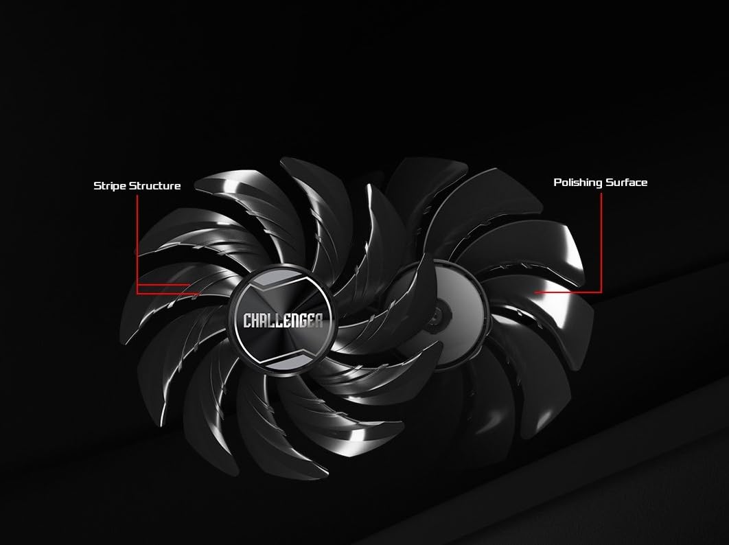 ASRock AMD Radeon RX 6600 Challenger D 8GB GDDR6 DisplayPort 14Gbps HDMI 0dB Silent Cooling 128-bit 7680 x 4320 Dual Fan Graphics Card PCI Express 4.0 x8 8-pin