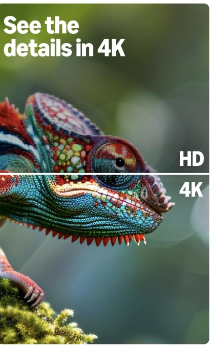 Amazon Fire TV 50" 4-Series (newest model), 4K Ultra HD smart TV with Alexa Remote, HDR10+, fast processor, Dolby Audio, Ambient Experience, free and live TV