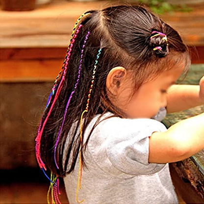 1mm Stretchy Bracelet String, Sturdy Rainbow Elastic String Elastic Cord for Jewelry Making, Necklaces, Beading and Crafts