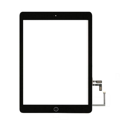 Zentop for Black iPad 5 2017 9.7 inch （A1822, A1823） Touch Screen Digitizer Assembly Replacement with Home Button, Camera Bracket, Pre-Installed Adhesive, Tool Repair Kit