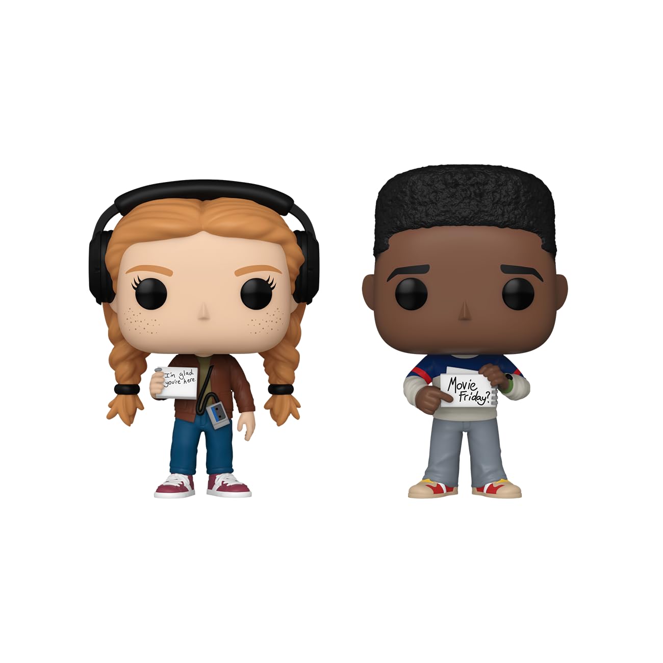 Funko POP! TV: Stranger Things - Max Mayfield & Lucas, 2-Pack - Collectable Vinyl Figure - Gift Idea - Official Merchandise - for Kids & Adults - TV Fans - Model Figure for Collectors and Display