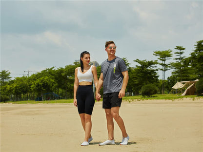 Vsufim Quick-Dry Water Sports Barefoot Shoes Aqua Socks for Swim Beach Pool Surf Yoga for Women Men (8 Women/7 Men)