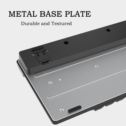 AF981 Wired 99Keys Computer Keyboard, Quite Brown Mechanical Feeling Membrane Gaming Keyboard, Colorful Backlit, Volume Scroll Wheel for PC Laptop, Black