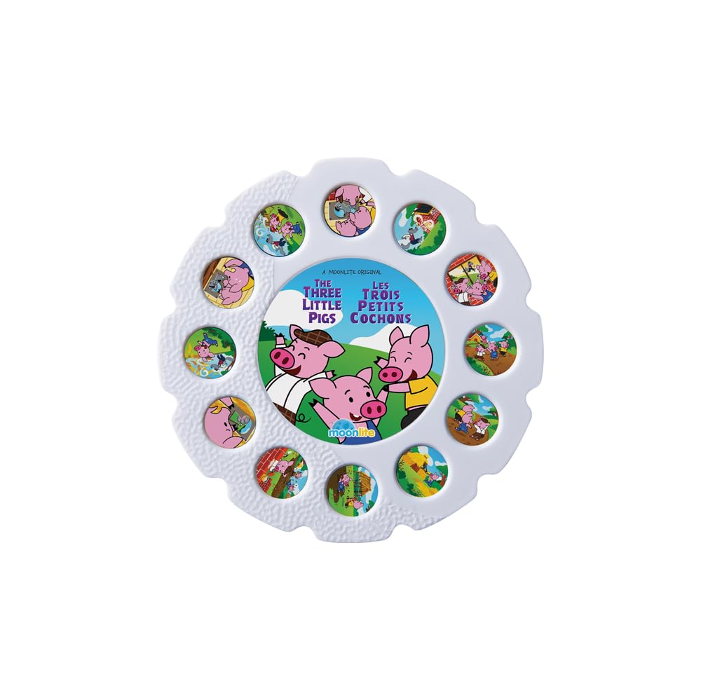 Moonlite Storytime Projector, Magical Bedtime Kids Book Projector for Immersive Reading Experience, Smartphone Compatible Storybook Projector, Interactive Learning Fun for Kids