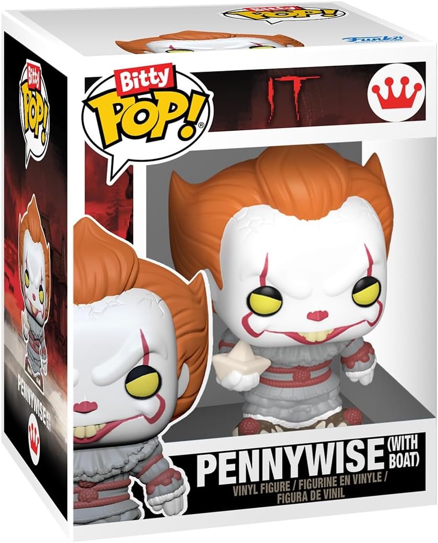 Funko Bitty Pop! Bitty Boxes: IT - Funhouse Playset with 2 0.9 Inch (2.2 Cm) Tiny Mini Figures - Collectable Display Case with Interior Scene and Storage - Gift Idea - Official Merchandise