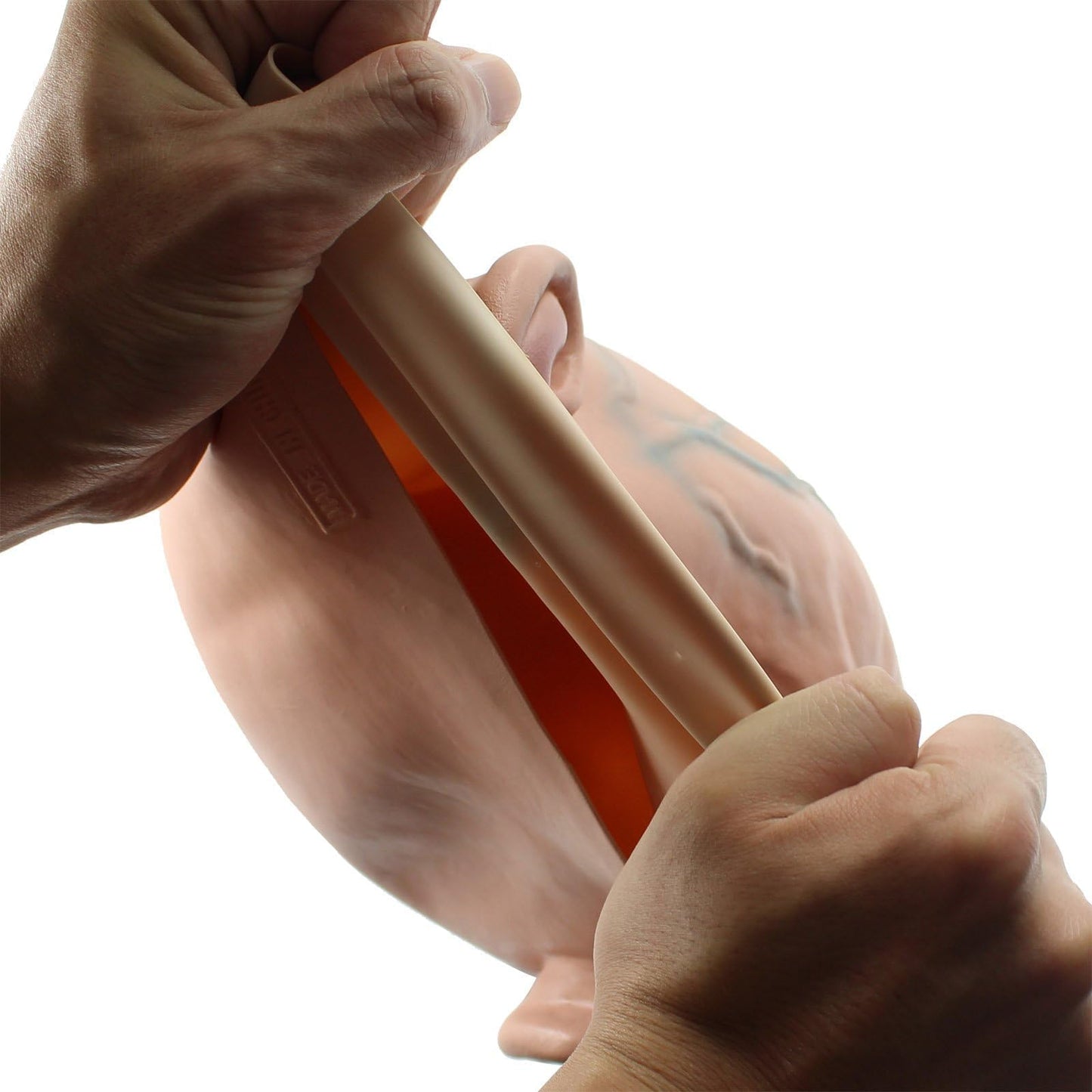 CreepyParty Releastic Human Mask Novelty Halloween Costume Party Latex Head Masks (crying)