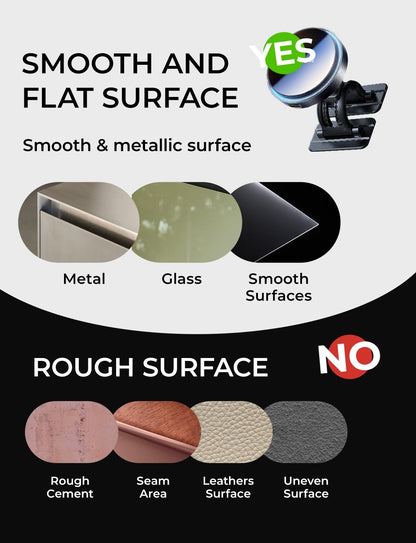 LISEN for 15W MagSafe Car Mount Charger,Magnetic Wireless Car Charger for iPhone 17 Pro Max Accessories,Magnetic Phone Holder for iPhone 17 Air Pro Max Plus 16 15 14 13 12,Samsung S25/24 with MagSafe