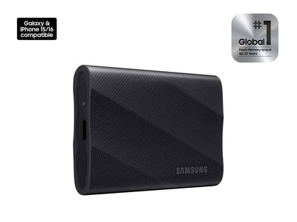 SAMSUNG T9 Portable SSD 4TB, USB 3.2 Gen 2x2 External Solid State Drive, Seq. Read Speeds Up to 2,000MB/s for Gaming, Students and Professionals,MU-PG4T0B/AM, Black (pack of 1)