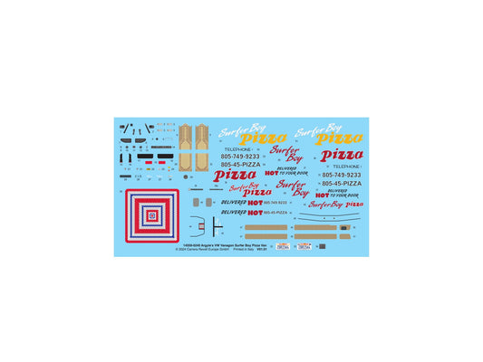 Revell 14559 Stranger Things VW T3 Surfer Boy Pizza Van 1:25 Scale 90-Piece Skill Level 3 Model Building Kit