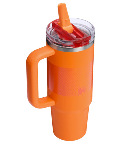 STANLEY Quencher ProTour Flip Straw Tumbler with Leakproof Lid 30 oz | Built-In Straw and Handle | Cup Holder Compatible for Travel | Insulated Stainless Steel Cup | BPA-Free | Goldenrod Fade