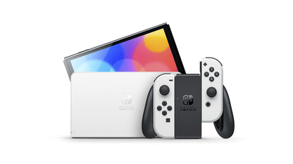 Nintendo Switch – OLED Model w/White Joy-Con