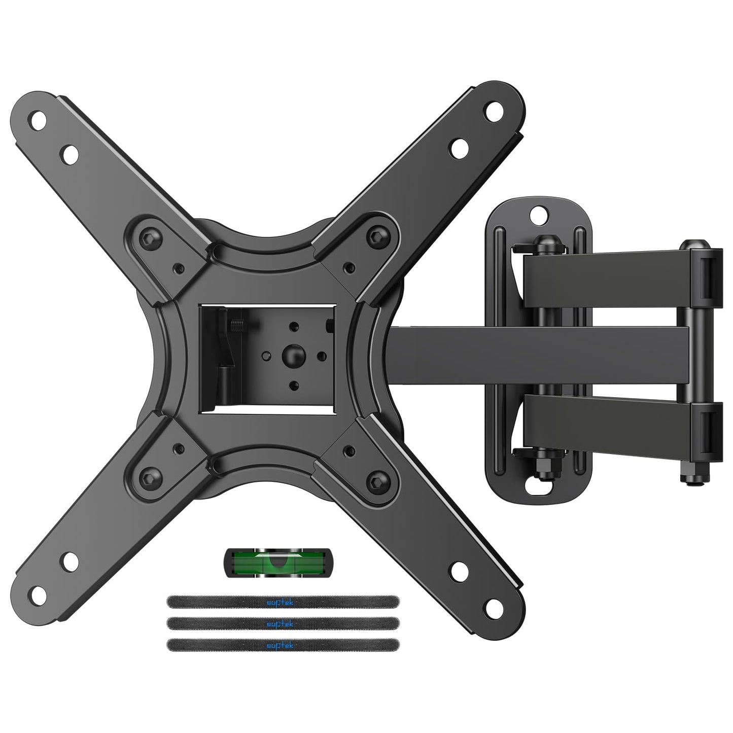 Suptek Full Motion TV Monitor Wall Mount for Most 13-42 Inch LED LCD Flat Curved Screen TVs & Monitors, Articulating Arms Swivel Tilt Extension Rotation, Max VESA 200x200mm up to 44lbs, MA1345