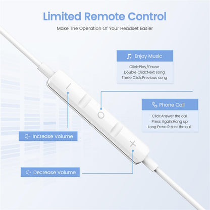 2 Pack-USB C Headphones for iPhone 17/16/15, Type C Earbuds Wired Earbuds with Microphone & Remote Control Noise Cancelling Earphones, Compatible with iPhone 17/16/15 Pro Max, iPad, Most USB C Jack