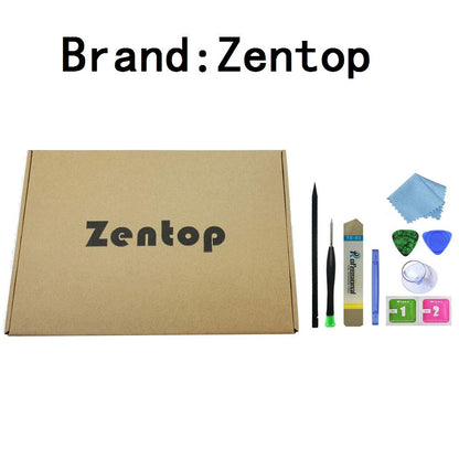 Zentop for Black iPad 5 2017 9.7 inch （A1822, A1823） Touch Screen Digitizer Assembly Replacement with Home Button, Camera Bracket, Pre-Installed Adhesive, Tool Repair Kit