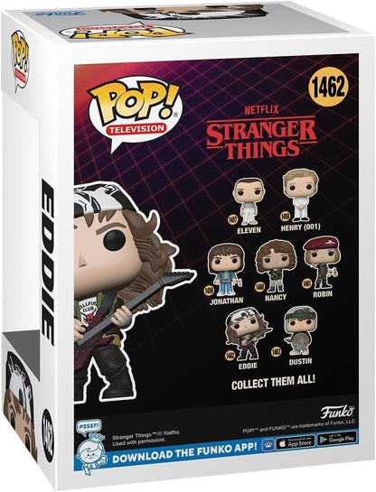 Funko POP! TV: Stranger Things - Hunter Eddie with Guitar - Collectable Vinyl Figure - Gift Idea - Official Merchandise - for Kids & Adults - TV Fans - Model Figure for Collectors and Display