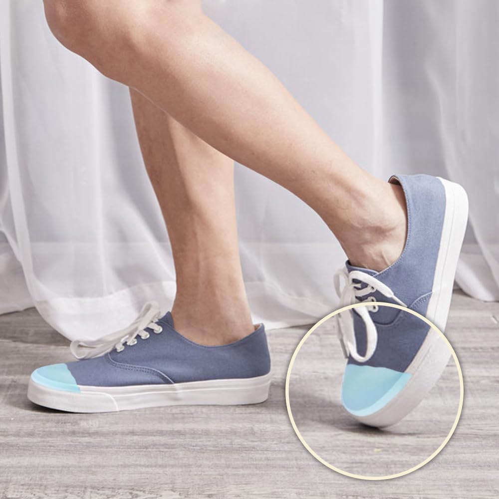 Dr.Foot Shoe Filler Inserts for Loose Shoe, Toe Filler Cushion Inserts for Shoe Too Big, Big Shoe Fillers Make Shoes Fit for Casual Sports High Heels Boots (Medium: Half to One Size Bigger, Blue)