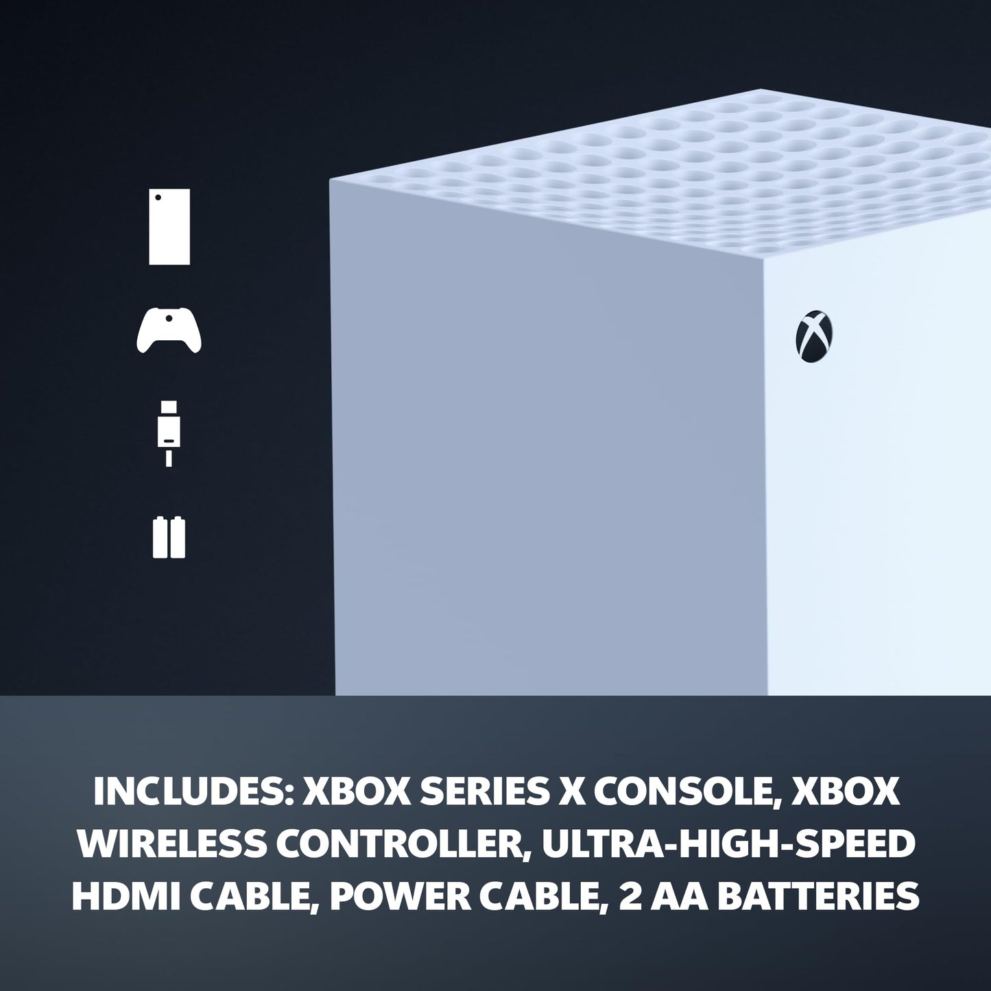Xbox Series X - All Digital Gaming Console - 1TB SSD - Includes Wireless Controller - 4K Gaming - 120FPS - Robot White