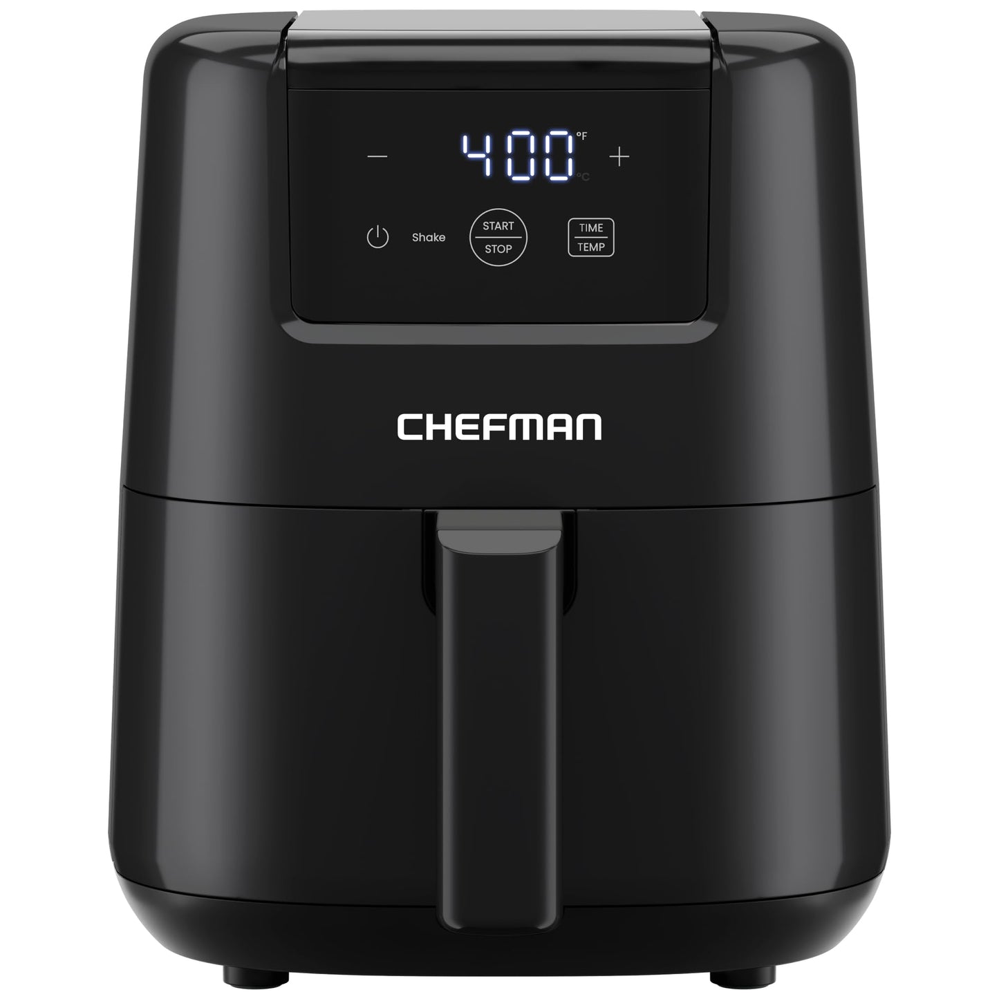 CHEFMAN 2 Qt Mini Air Fryer – Digital Space-Saving Compact Air Fryer with Nonstick and Dishwasher Safe Basket, Quick & Easy Meals in Minutes, Features Digital Timer and Shake Reminder – Black
