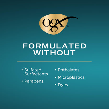 OGX Nourishing + Coconut Milk Moisturizing Shampoo, Hydrating & Restoring Shampoo Moisturizes for Soft Hair After the First Use, Paraben-Free, Sulfate-Free Surfactants, 13 fl. oz