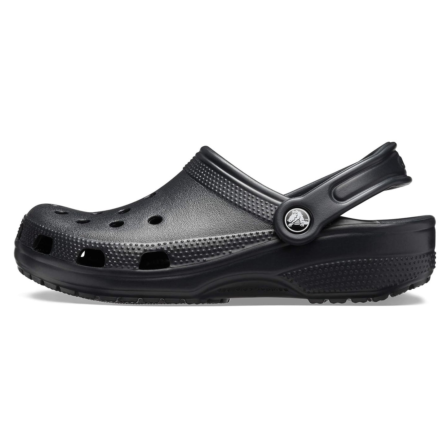 Crocs Unisex-Adult Classic Clogs, Black, 12 Men/14 Women