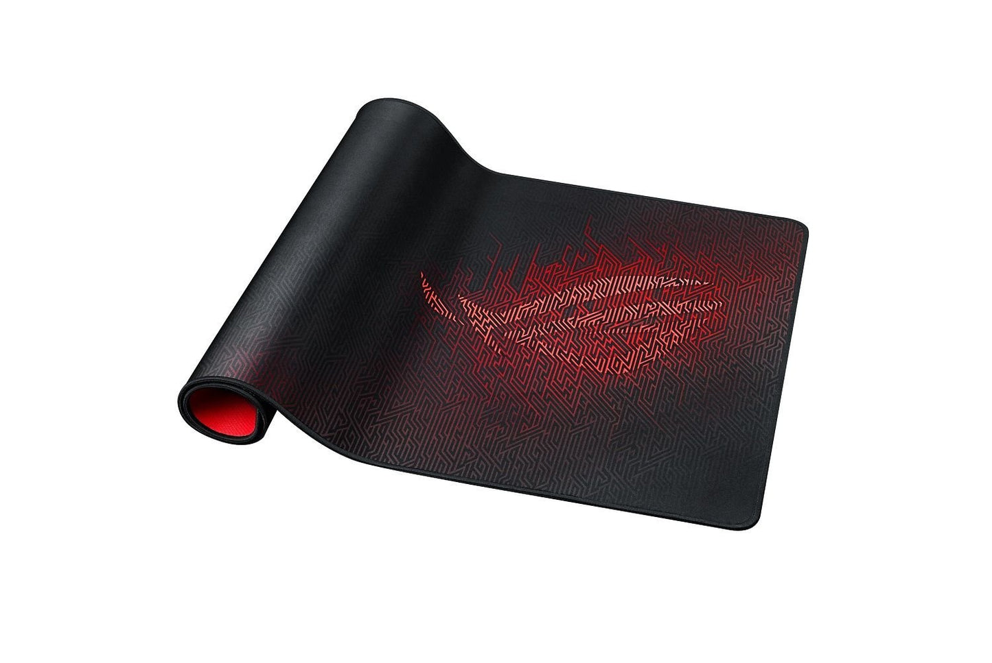 ASUS ROG Sheath Gaming Mouse Pad – 35.4” x 17.3", Extra-Large Surface, Pixel-Precise Tracking, Anti-Fray Stitched Edges, Non-Slip Base - Black/Red