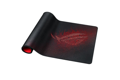ASUS ROG Sheath Gaming Mouse Pad – 35.4” x 17.3", Extra-Large Surface, Pixel-Precise Tracking, Anti-Fray Stitched Edges, Non-Slip Base - Black/Red