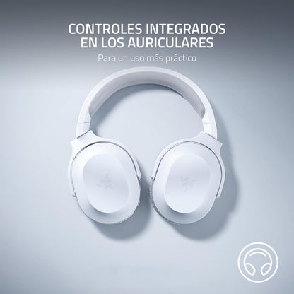 Razer Barracuda X Wireless Gaming & Mobile Headset (PC, PlayStation, Switch 2, Android, iOS): 2.4GHz Wireless + Bluetooth - Lightweight - 40mm Drivers - Detachable Mic - 50 Hr Battery - Mercury White