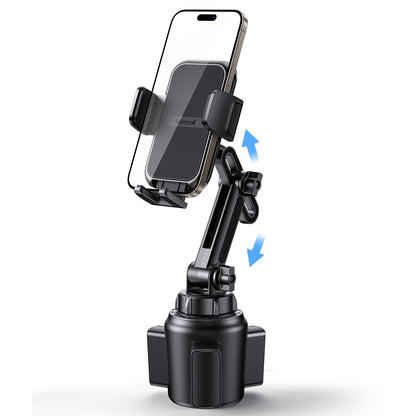 Lamicall Cup Phone Holders for Your Car - [Thick Cases Friendly] Universal Adjustable Cell Phone Car Mount for Truck Golf Cart iPhone 17 16 Galaxy S25 Ultra and All 4"-7" Smartphones
