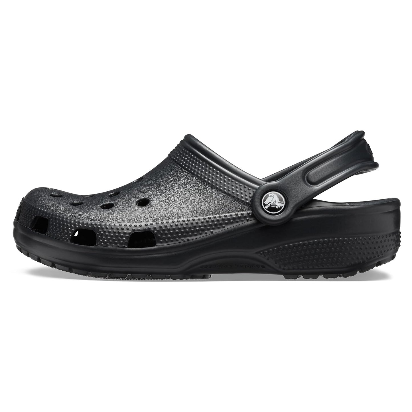 Crocs Unisex-Adult Classic Clogs, Black, 12 Men/14 Women