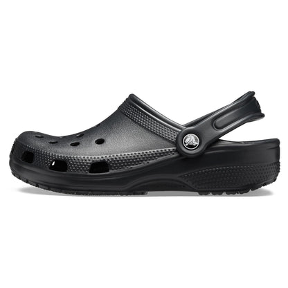 Crocs Unisex-Adult Classic Clogs, Black, 12 Men/14 Women