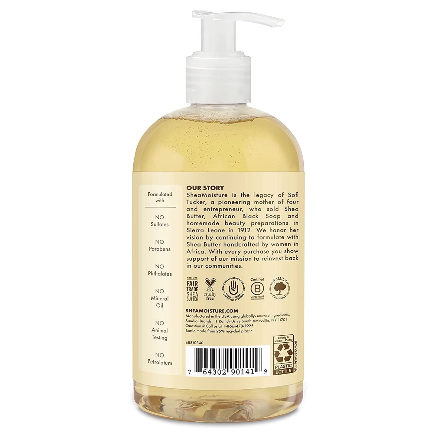 SheaMoisture Baby Wash & Shampoo for All Skin Types Raw Shea, Chamomile & Argan Oil Baby Wash and Shampoo with Frankincense & Myrrh to Help Cleanse 13 oz, Gold, Packaging may vary