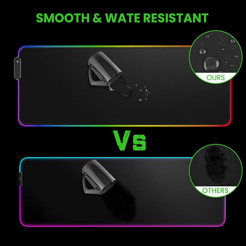 AJAZZ Gaming Keyboard and Mouse and Gaming Mouse pad and Wrist Rest,Wired RGB Backlight Bundle for PC Gamers and Xbox and PS4 Users - 4 in1 Gaming Set (Whisper Quiet Gaming Switch)