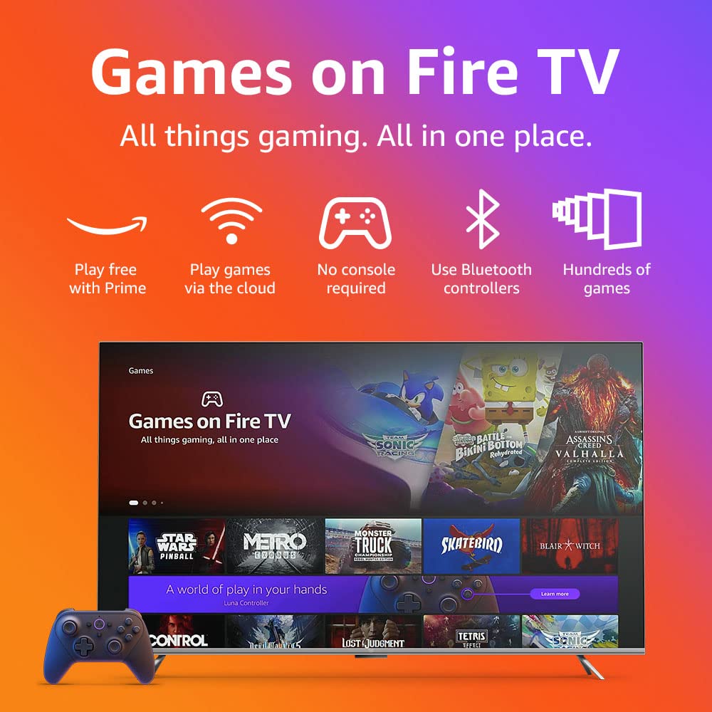 Amazon Fire TV 65" Omni Series, 4K UHD smart TV with Dolby Vision, hands-free with Alexa