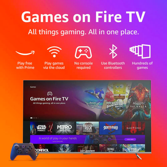 Amazon Fire TV 65" Omni Series, 4K UHD smart TV with Dolby Vision, hands-free with Alexa