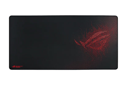 ASUS ROG Sheath Gaming Mouse Pad – 35.4” x 17.3", Extra-Large Surface, Pixel-Precise Tracking, Anti-Fray Stitched Edges, Non-Slip Base - Black/Red