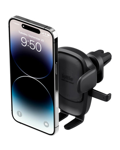 iOttie Easy One Touch Advanced Air Vent Car Phone Mount - Universal Cell Phone Holder for iPhone, Google, Samsung, Moto, LG, and All Other Smartphones
