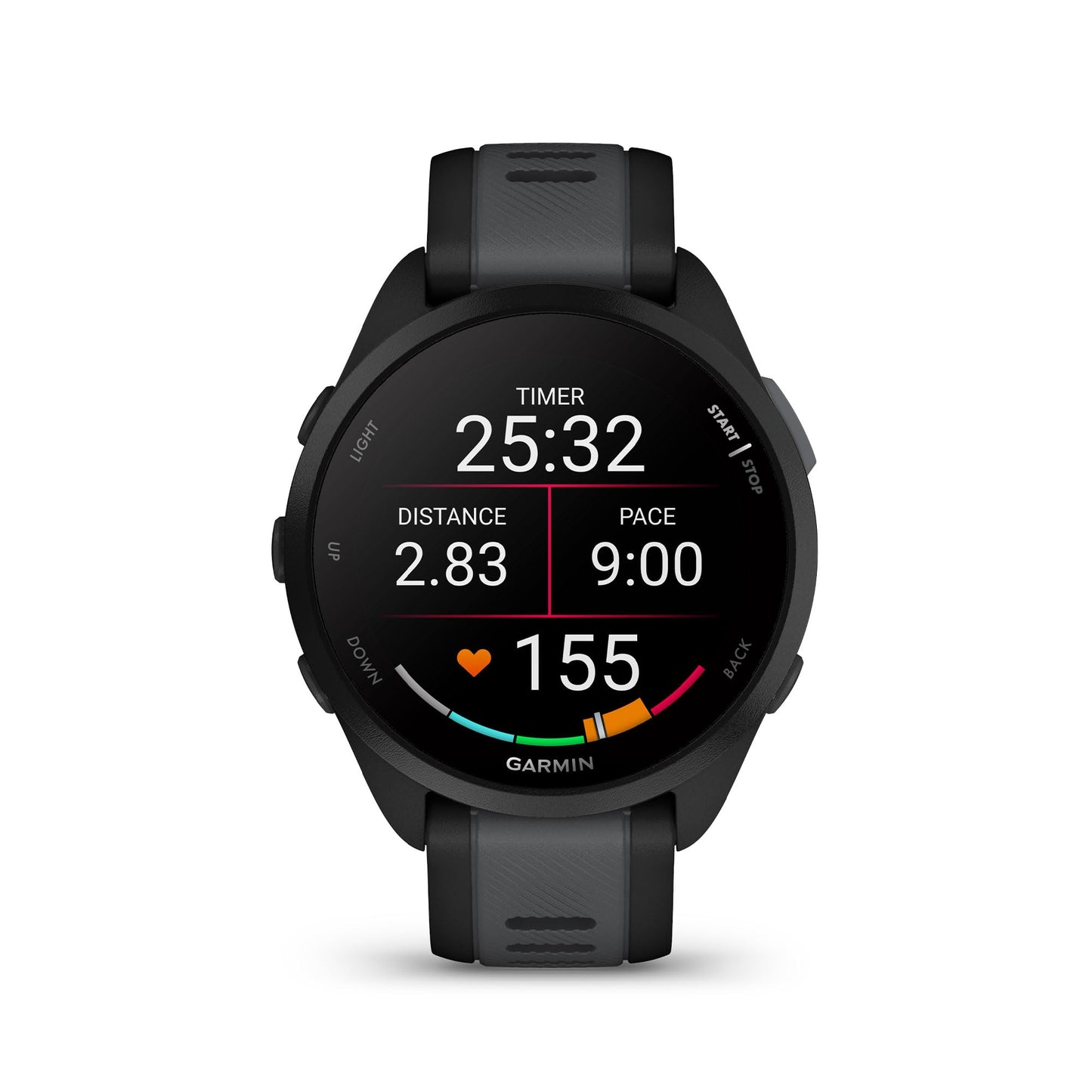 Garmin Forerunner 165, Running Smartwatch, Colorful AMOLED Display, Training Metrics and Recovery Insights, Black