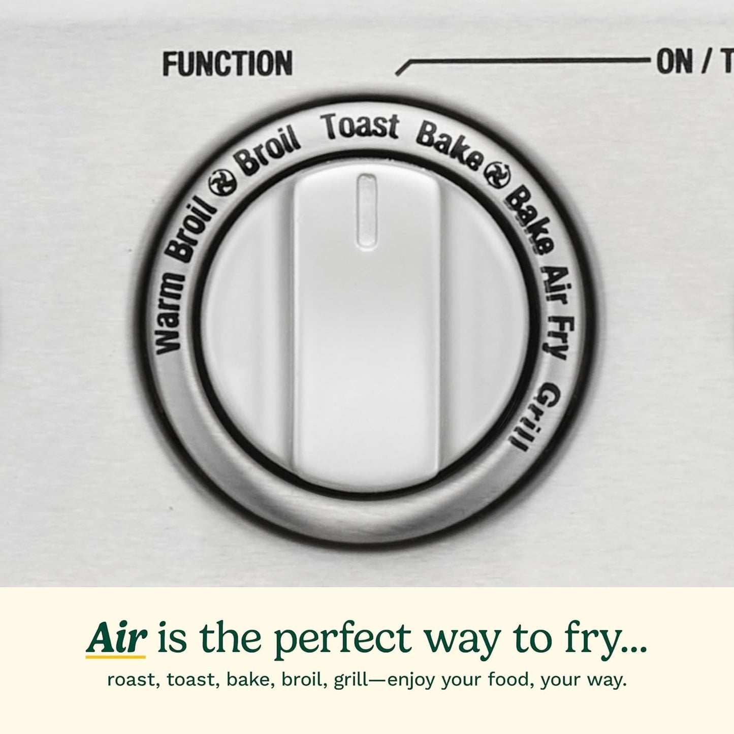 Cuisinart Air Fryer Toaster Oven with Grill, 1800W 8-1 Air Fryer Oven with Bake, Convection Bake, Grill, Broil and Warm Options, Large Capacity, 60-Minute Timer, TOA-70NAS, Stainless Steel