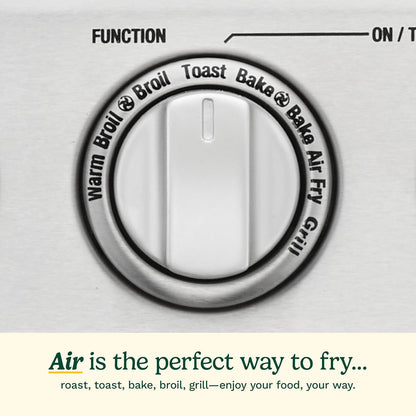 Cuisinart Air Fryer Toaster Oven with Grill, 1800W 8-1 Air Fryer Oven with Bake, Convection Bake, Grill, Broil and Warm Options, Large Capacity, 60-Minute Timer, TOA-70NAS, Stainless Steel